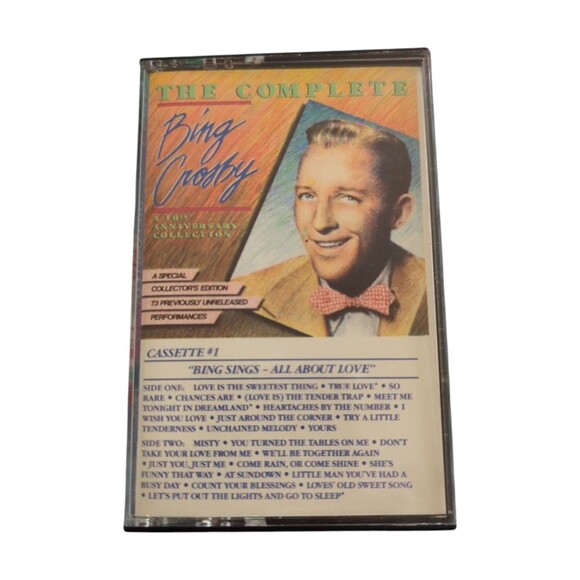 The Complete Bing Crosby Cassette Tape Number One 10th Anniversary True Love - Picture 1 of 3